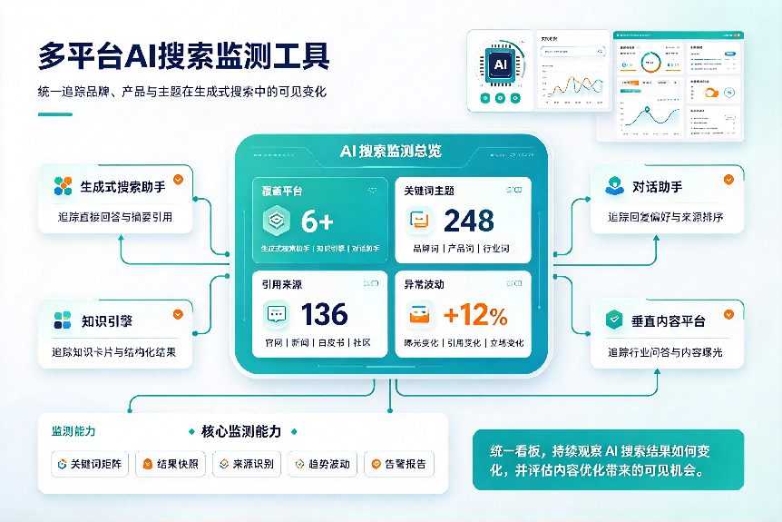 多平台AI搜索监测工具哪个好
